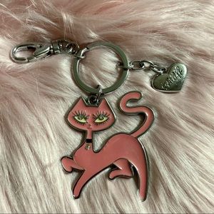 Lovely Pink Cat Keychain 🐱